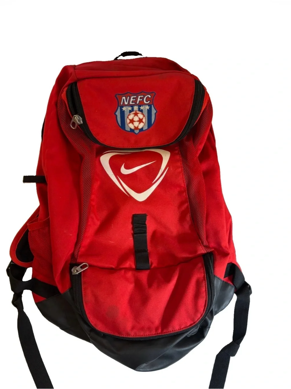 Nike Red kids Backpack with NEFC Crest